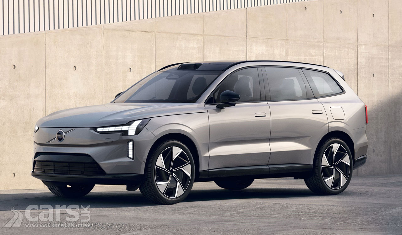 The 2024 Volvo EX90, one of at least six new electric Volvos planned