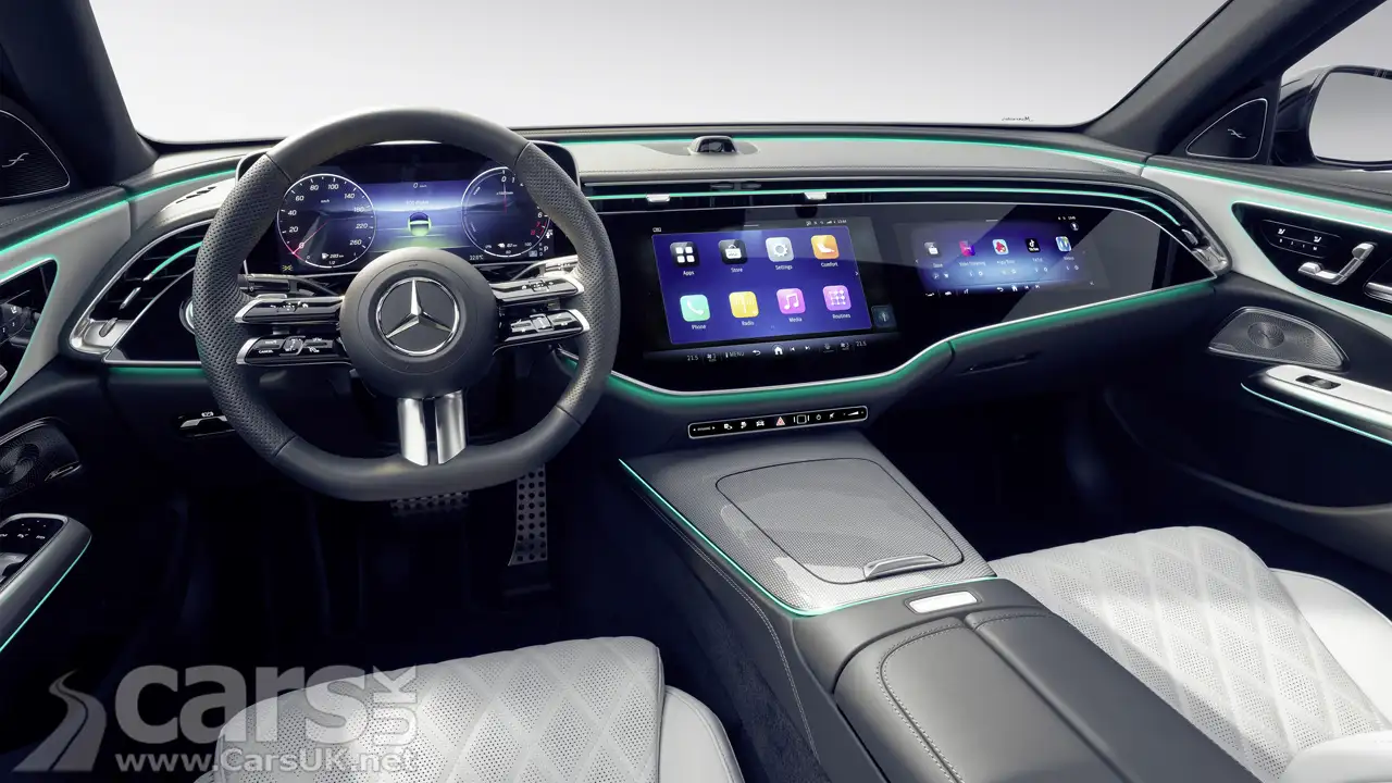 New Mercedes E-Class SUPERSCREEN interior