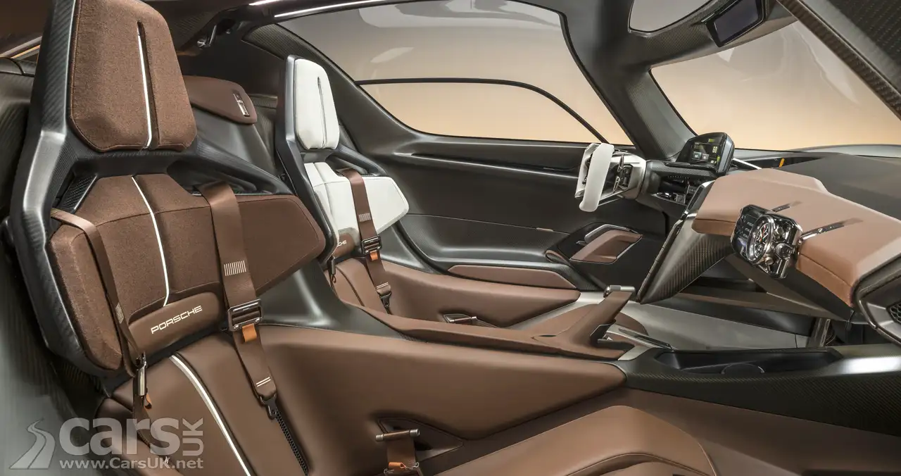 Electric Porsche Mission X interior