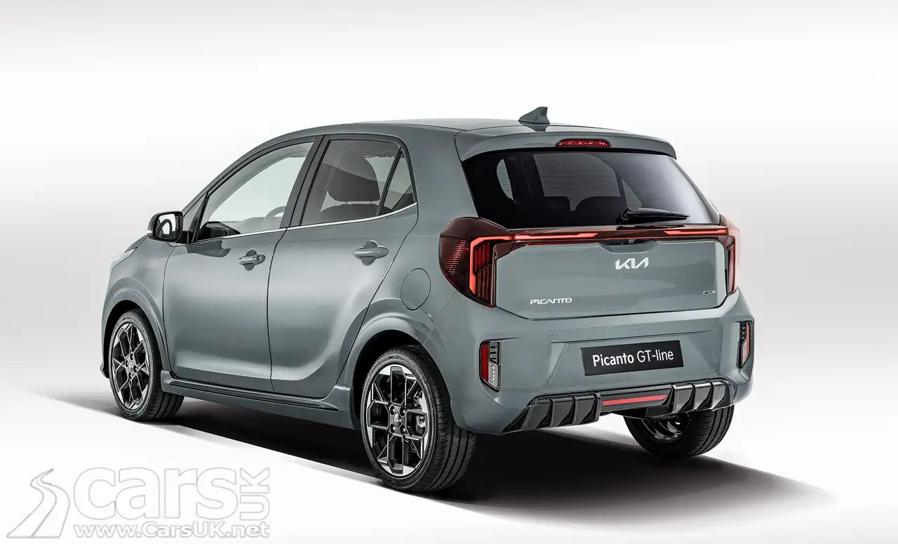 New Kia Picanto GT-Line studio photo rear view