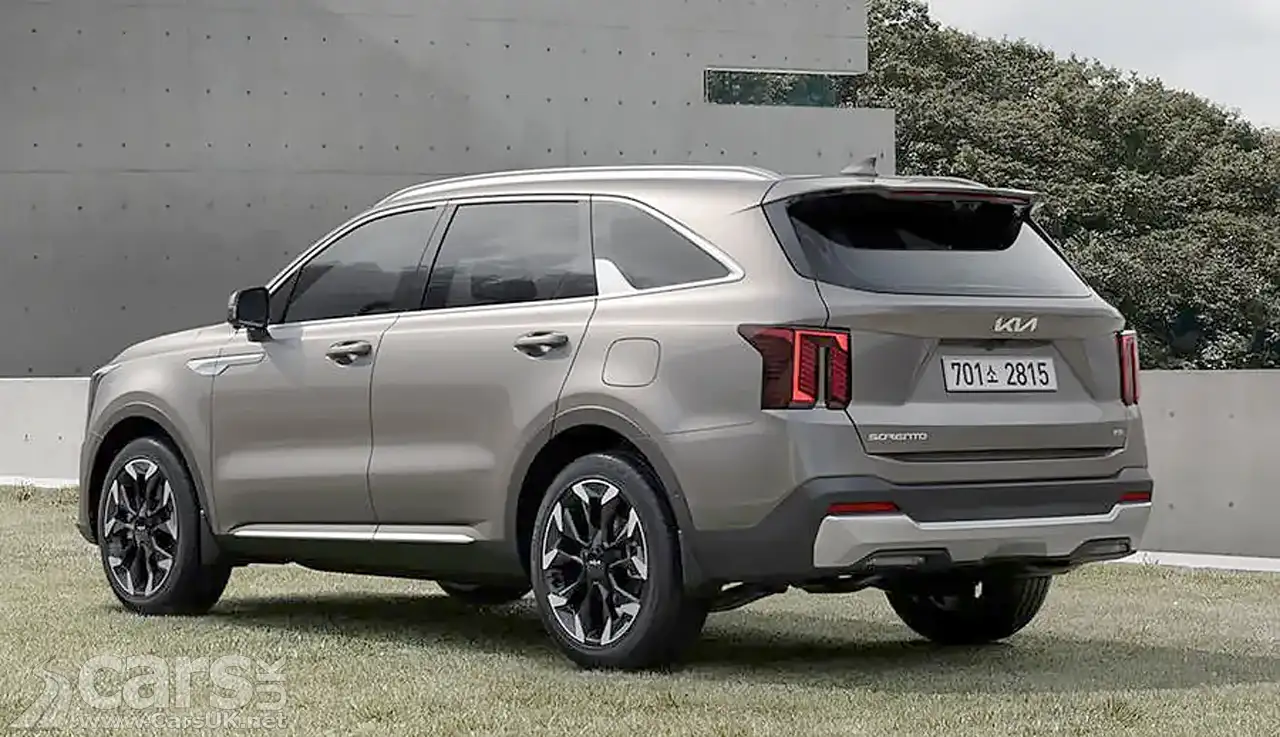 Kia Sorento Facelift Rear View