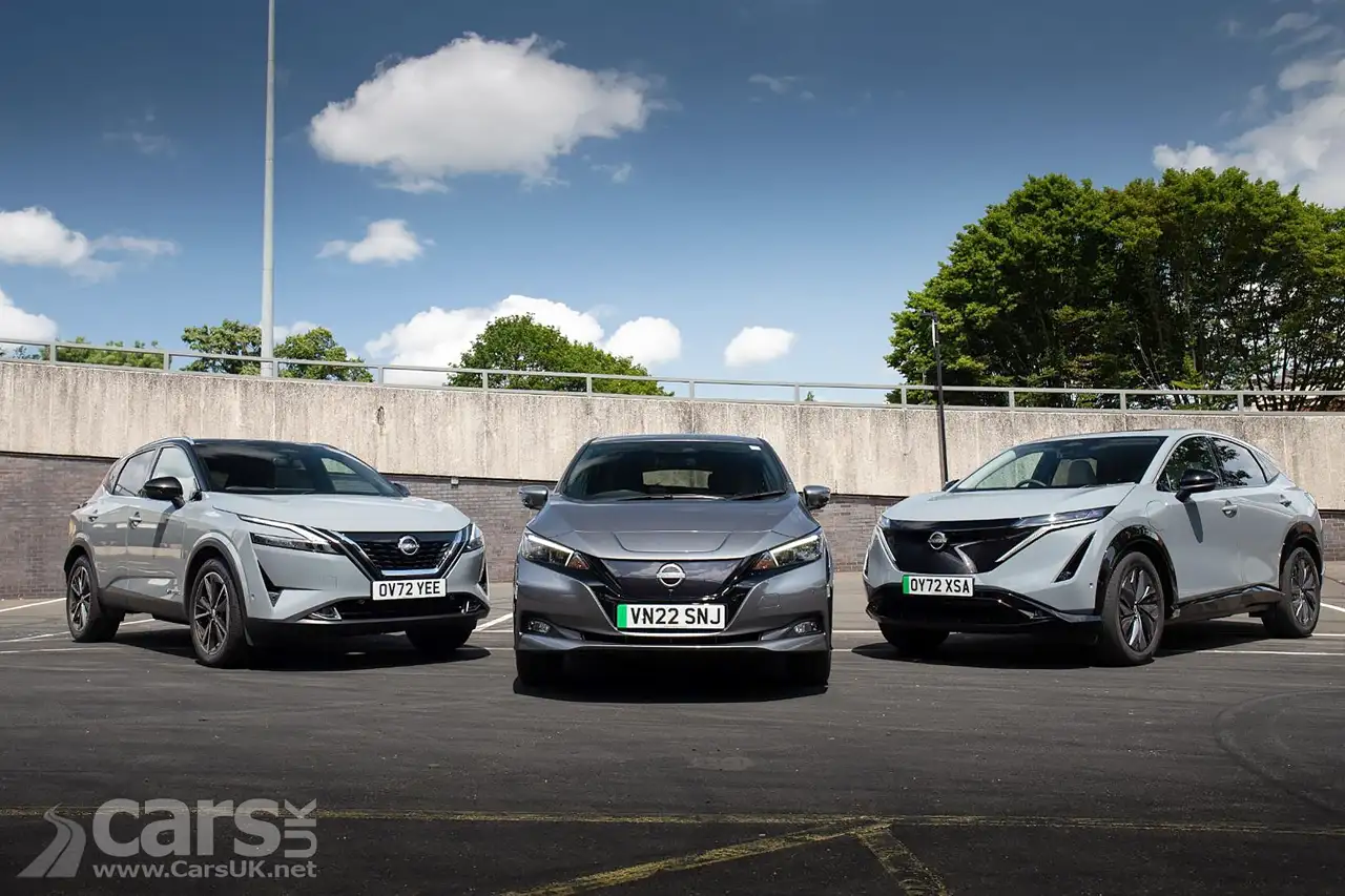 Nissan Ariya, Leaf and Qashqai pictured as Nissan's Subscription Servcice launches