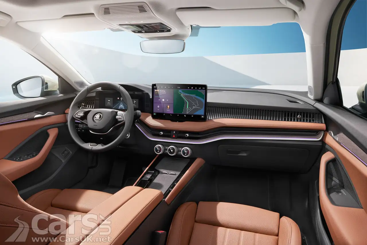 New Skoda Superb interior