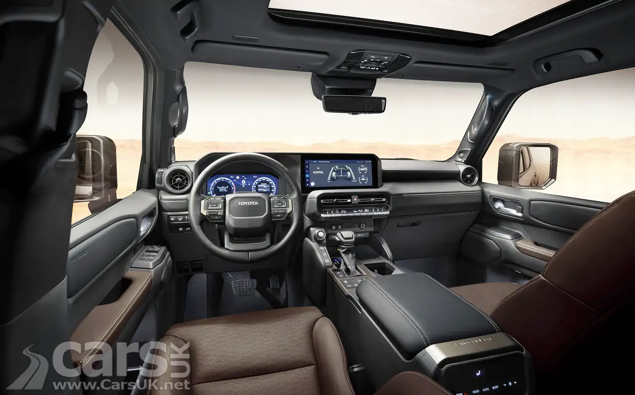 The new Toyota Land Cruiser interior