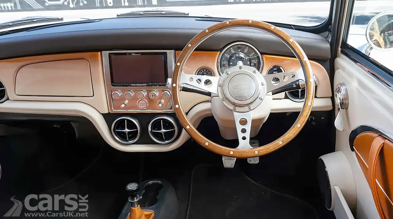 David Brown electric Mini eMastered interiorview