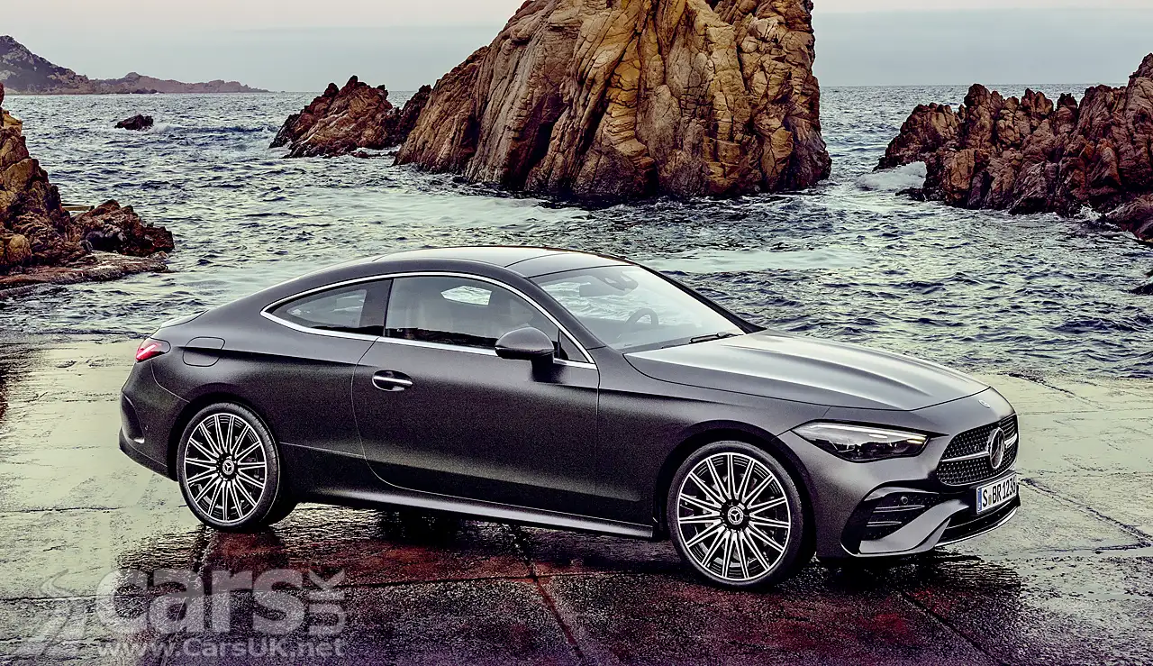 New Mercedes-Benz CLE Coupe (pictured) now on sale in the UK