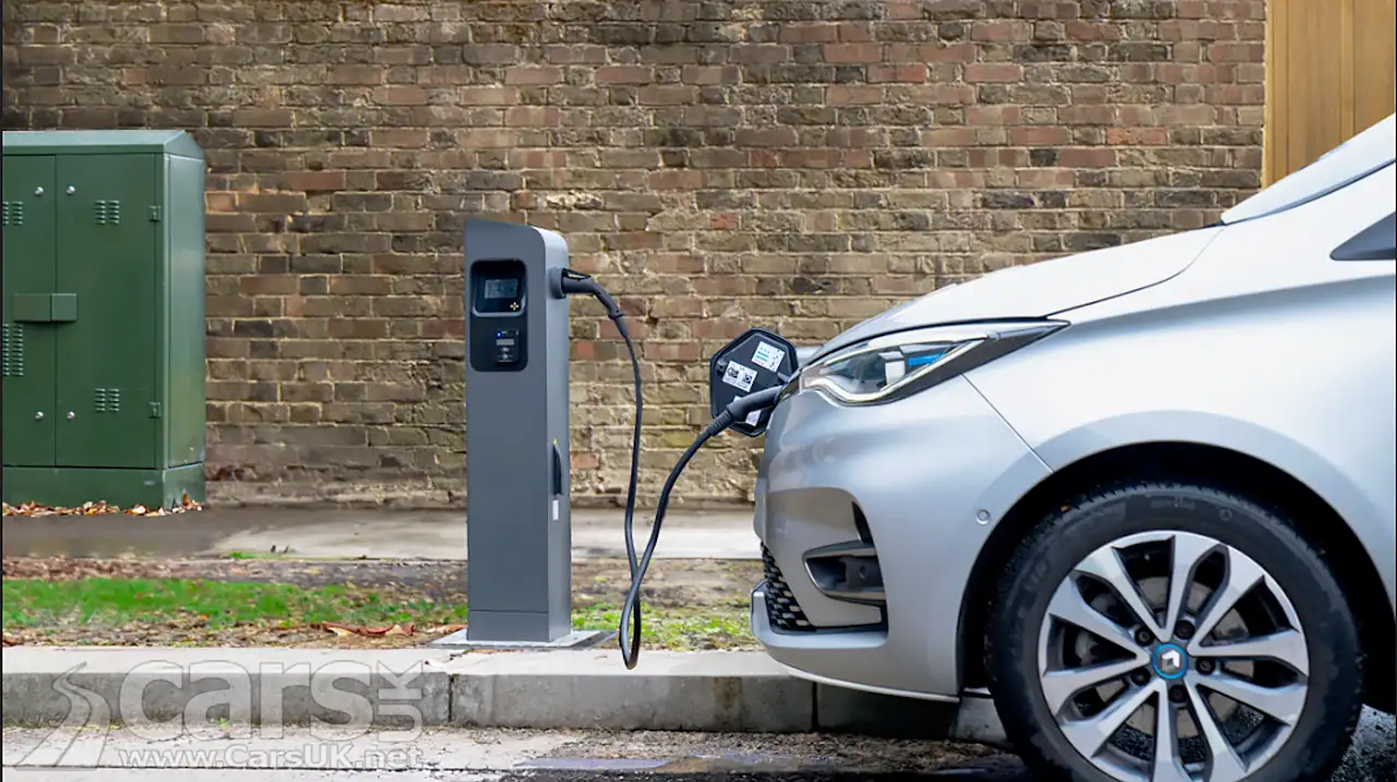 BT on-street electric car charging point