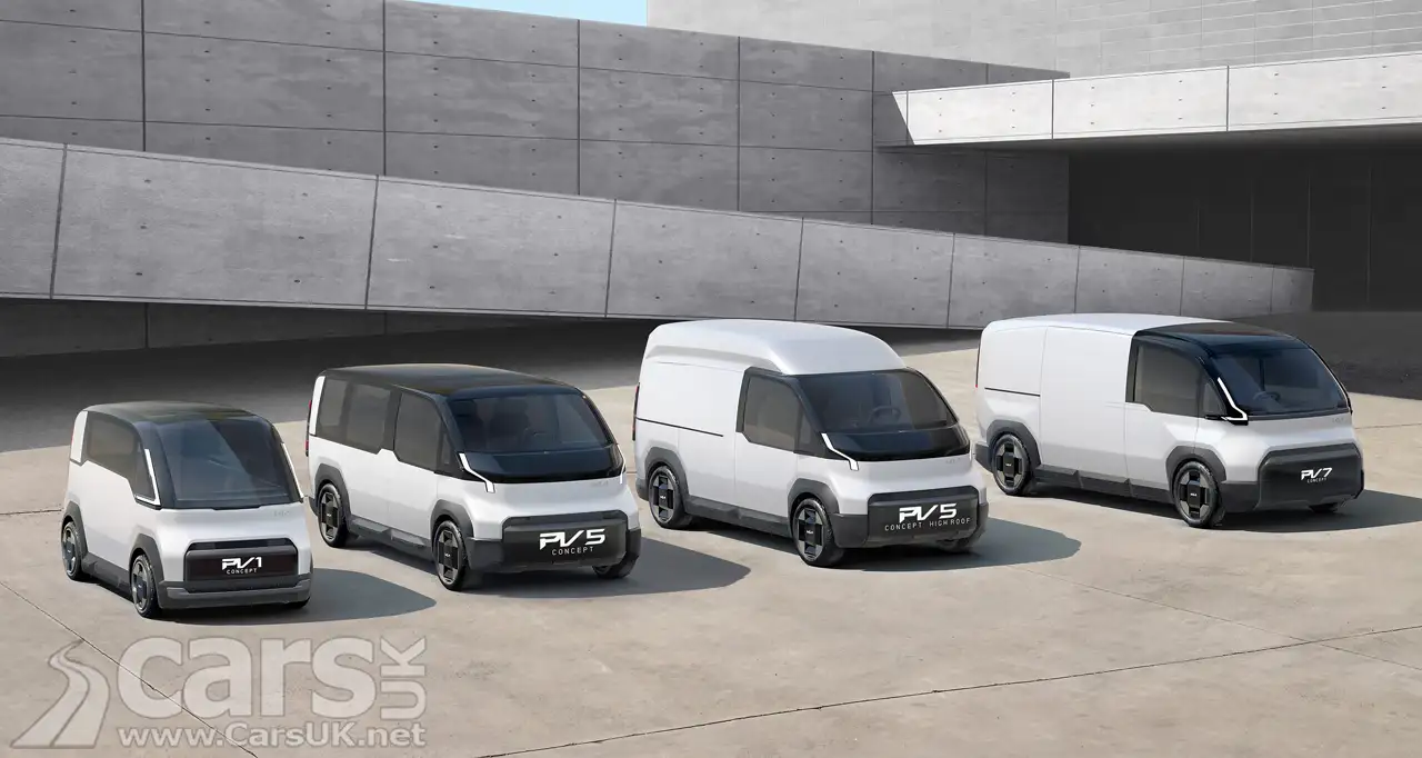 Kia previews a new range of versatile electric 'PBV' vans