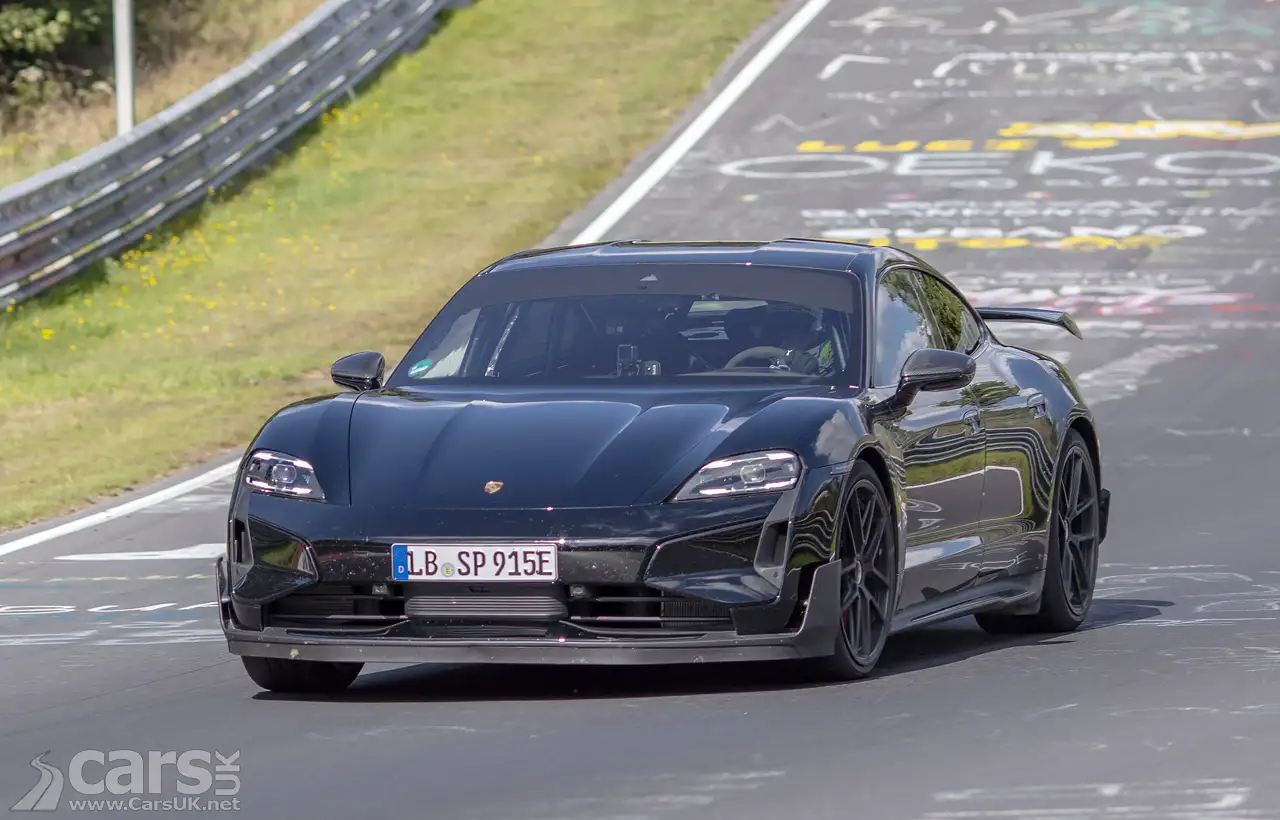 New Porsche Taycan Turbo GT setting new Nurburgring EV record