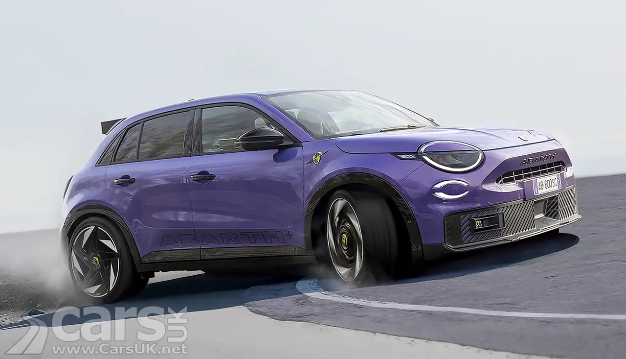 Abarth 600e Scorpionissima first photo