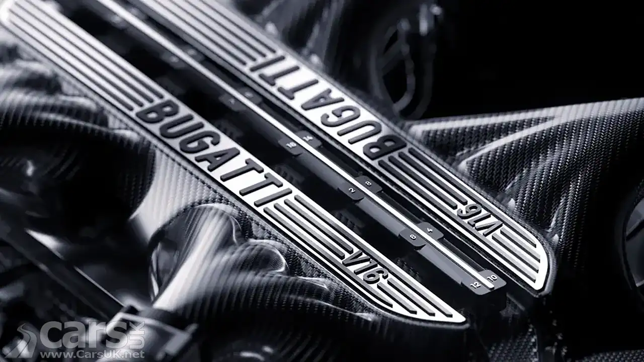 New Bugatti Hypercar V16 Hybrid engine