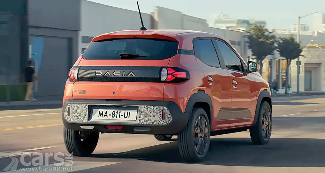 2024 Dacia Spring rear view