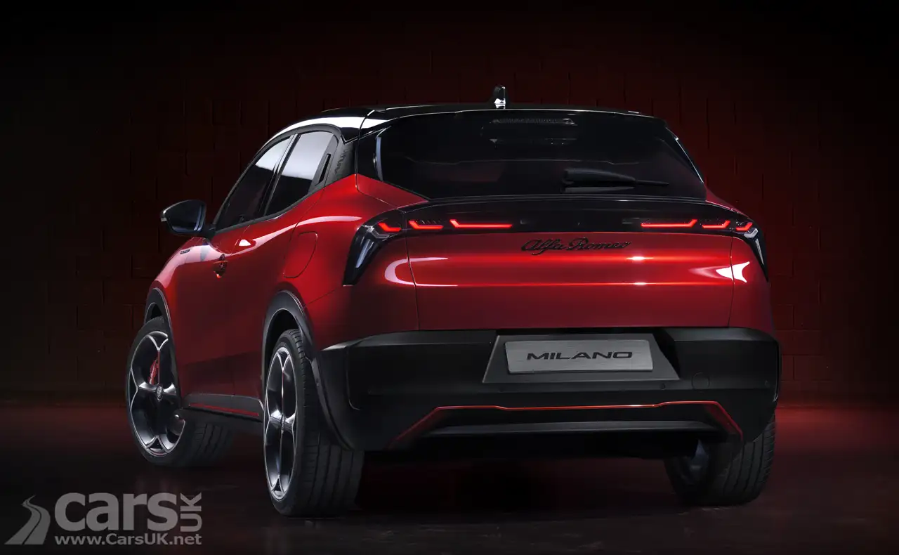 Alfa Romeo Milano Electric SUV rear view