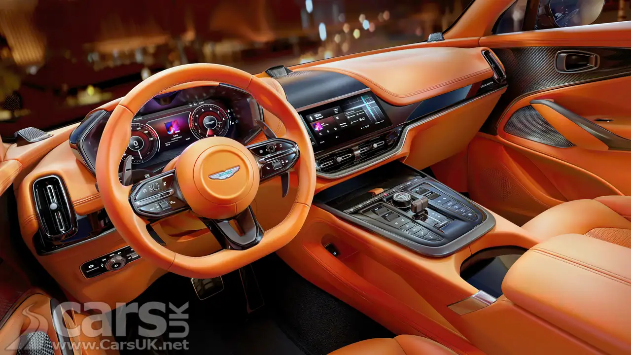 The updated 2024 Aston Martin DBX707 interior