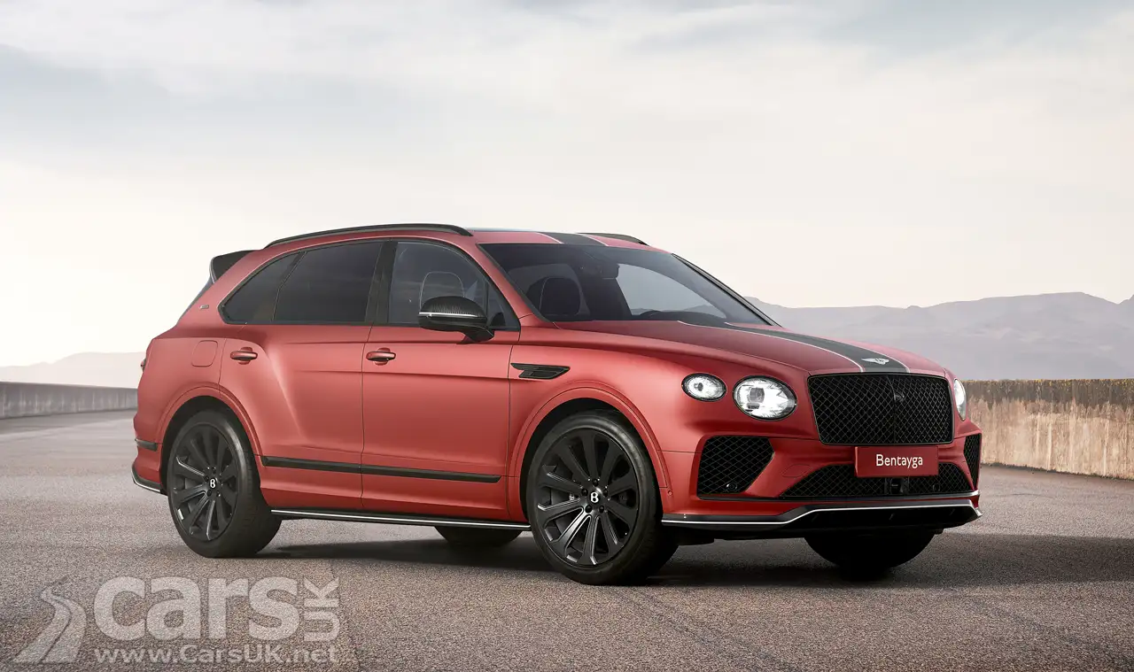 The Bentley Bentayga Apex Edition front view