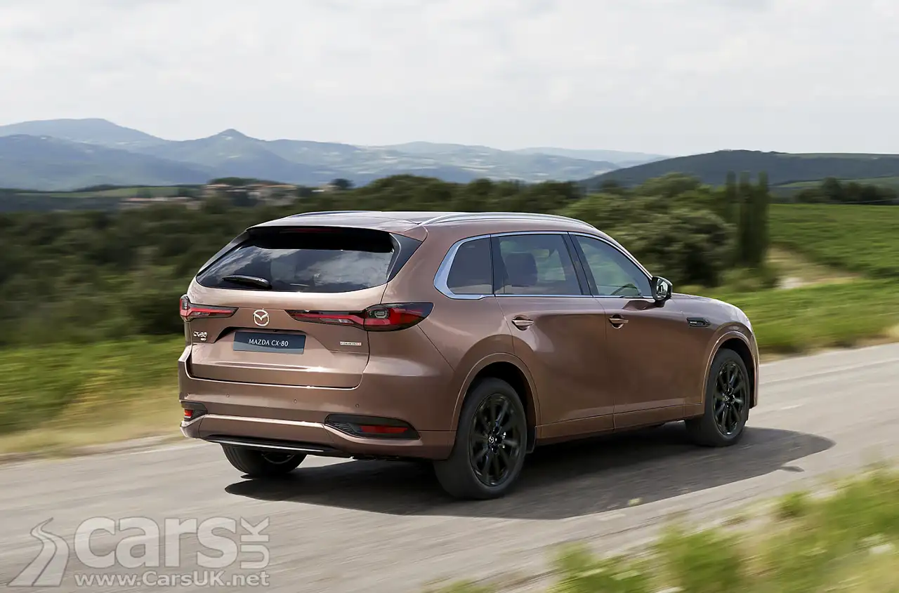 2024 Mazda CX-80 Rear View