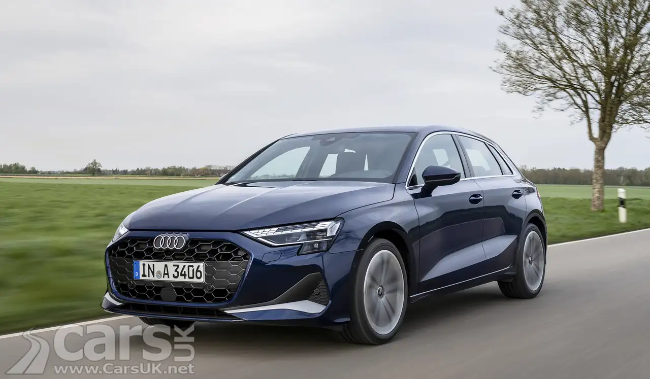 New Audi A3 Sportback 30 TFSI on road