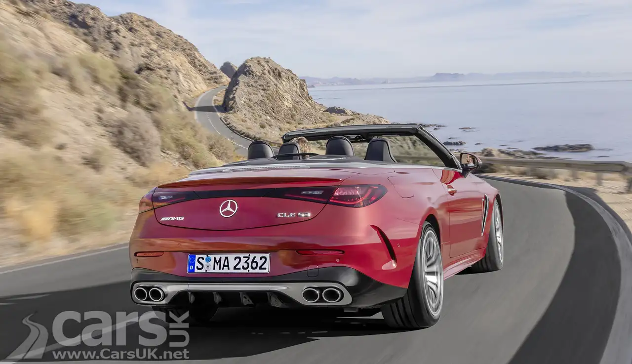 Mercedes-AMG CLE 53 4MATIC+ Cabriolet rear view
