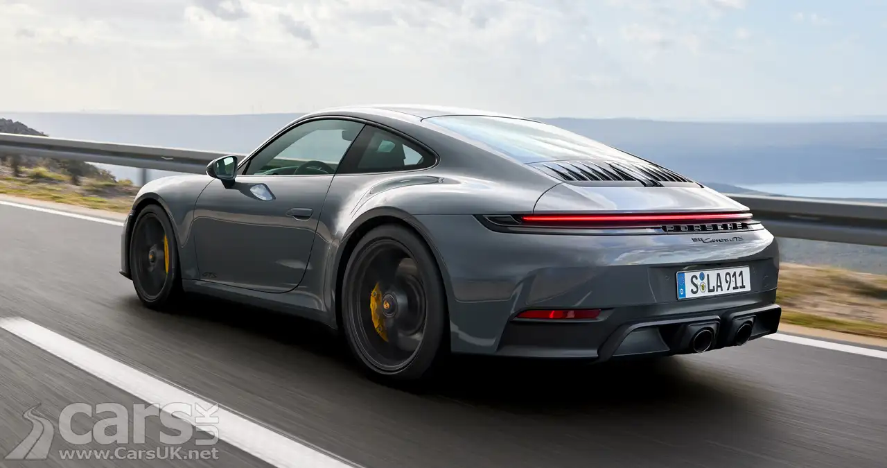 Porsche 911 GTS 'T-Hybrid' rear view