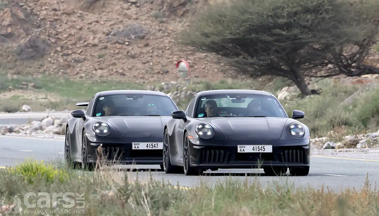 New Porsche 911 HYBRID Testing