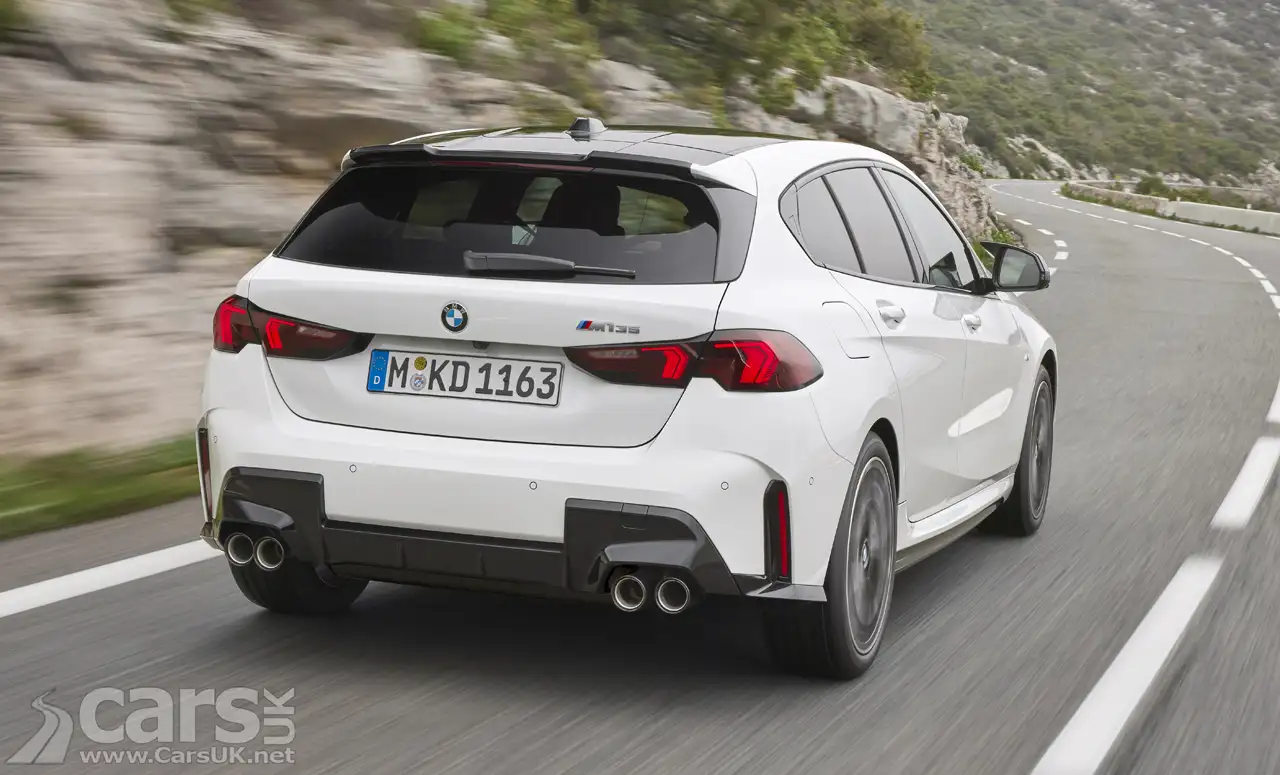 2024 BMW M135 xDrive rear view