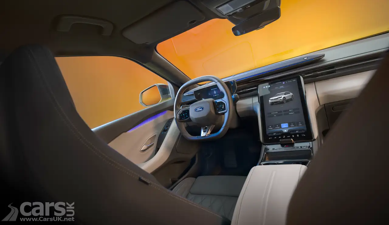 new electric Ford Capri interior