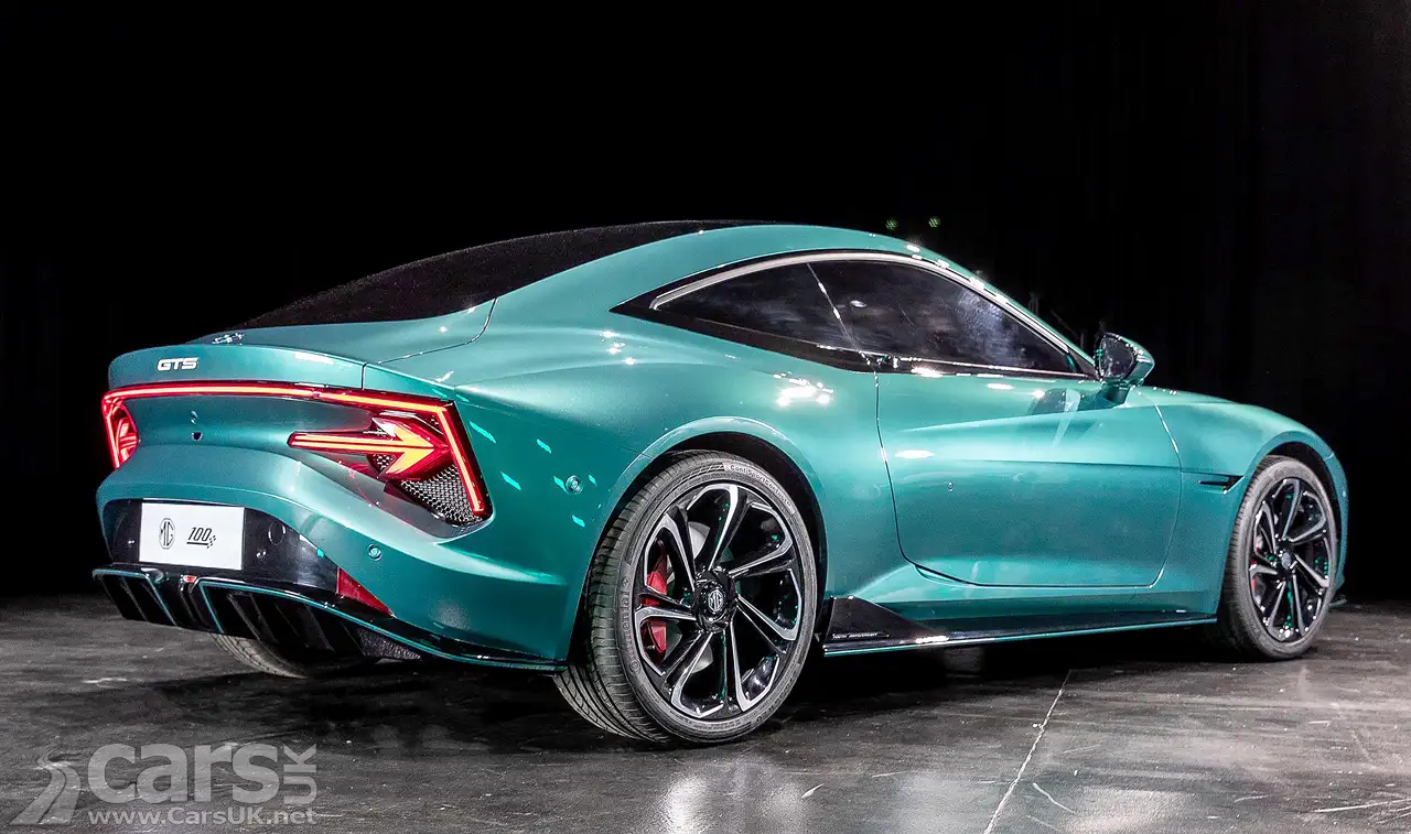 MG Cyber GTS REVEALED as an electric Coupe - rear view