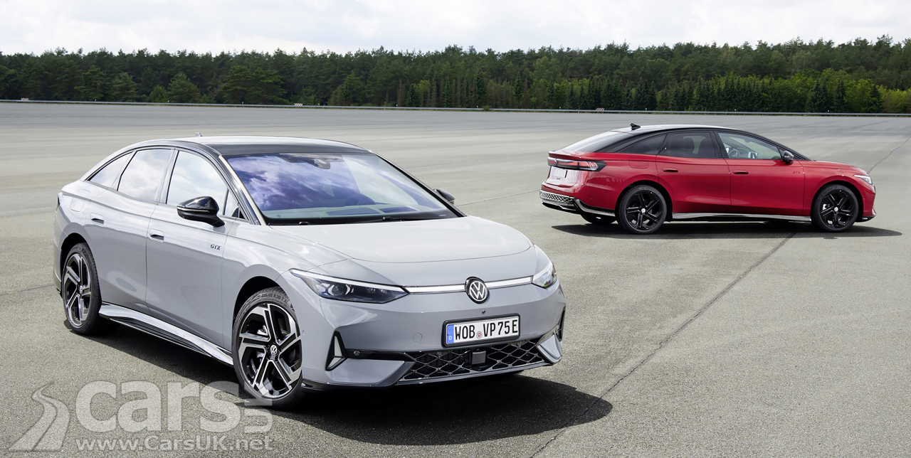 Volkswagen ID. 7 GTX pictured as VW announces pries and specs for the UK