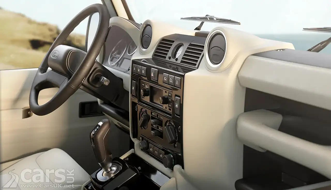 Classic Land Rover Defender V8 by Works Bespoke interior