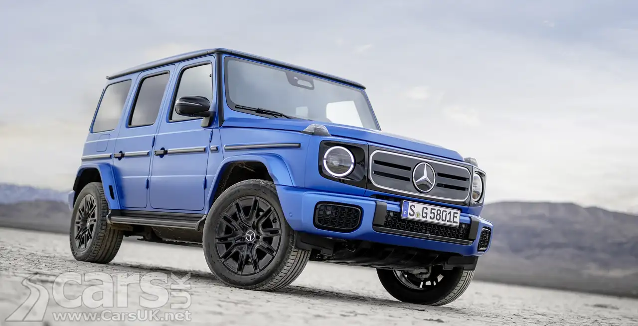 New Electric Mercedes G580 pictured as it goes on sale in the UK