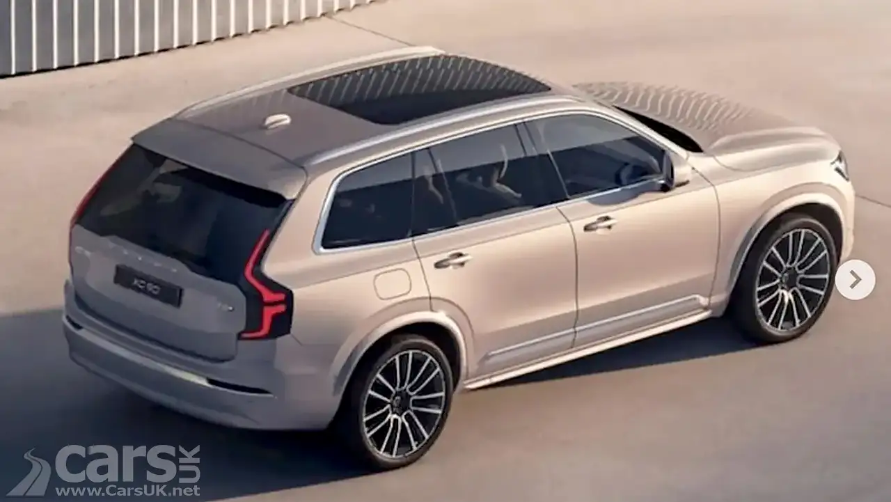 New Volvo XC90 Facelift LEAKED rear view