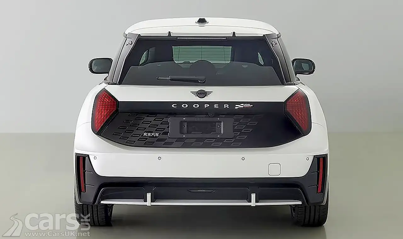 MINI John Cooper Works E LEAK rear view