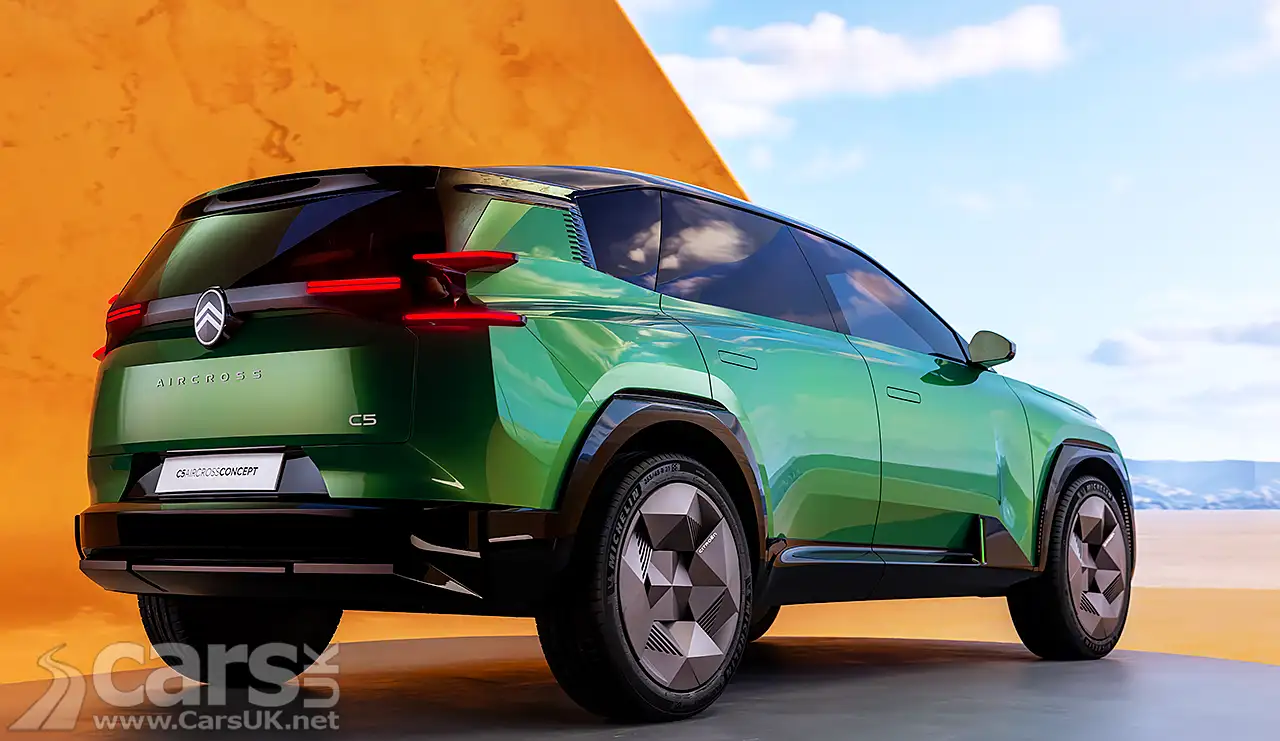 Citroen C5 Aircross Concept rear view