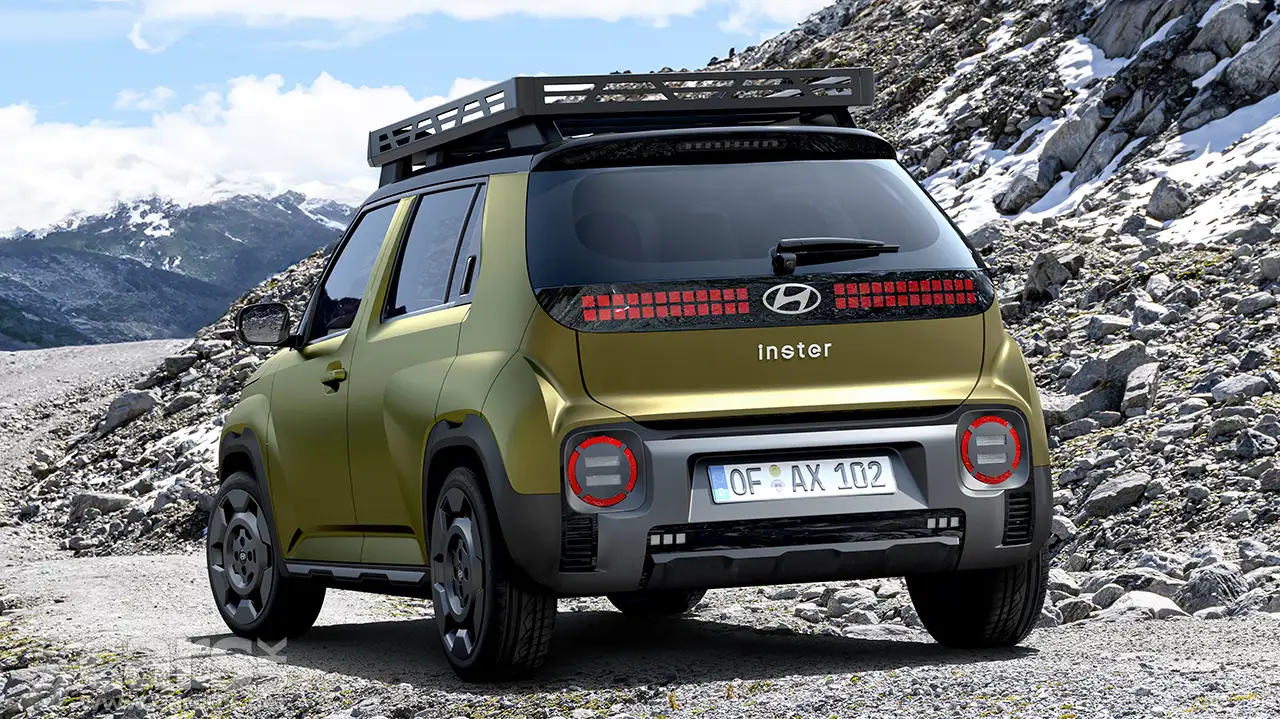 Hyundai Inster Cross rear view