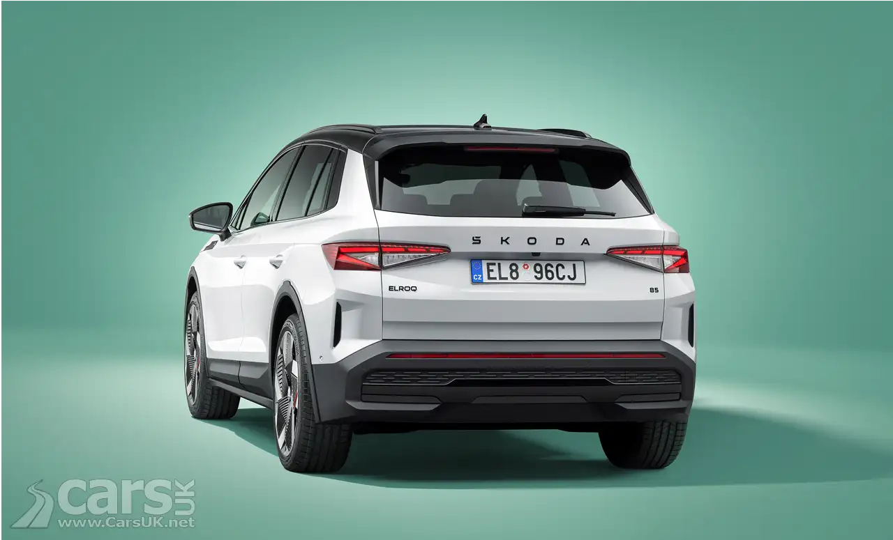 Skoda Elroq Electric SUV rear view