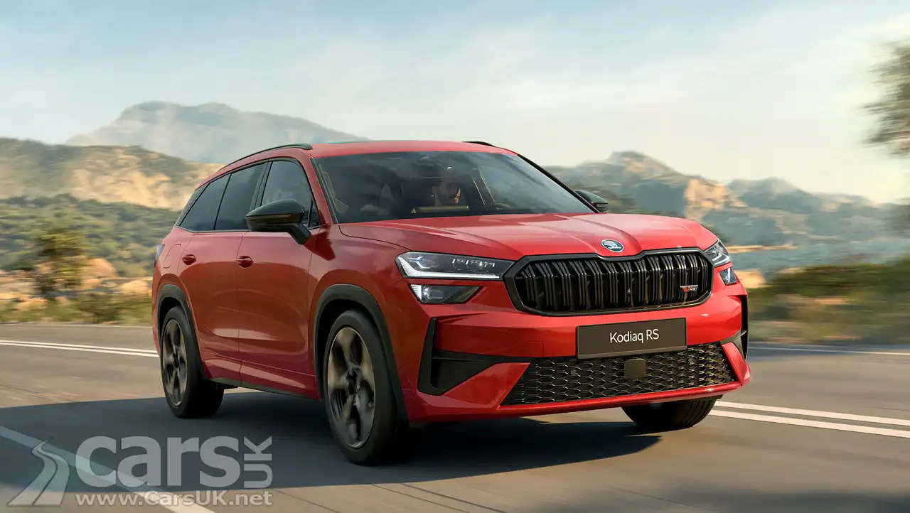 New Skoda Kodiaq vRS front view