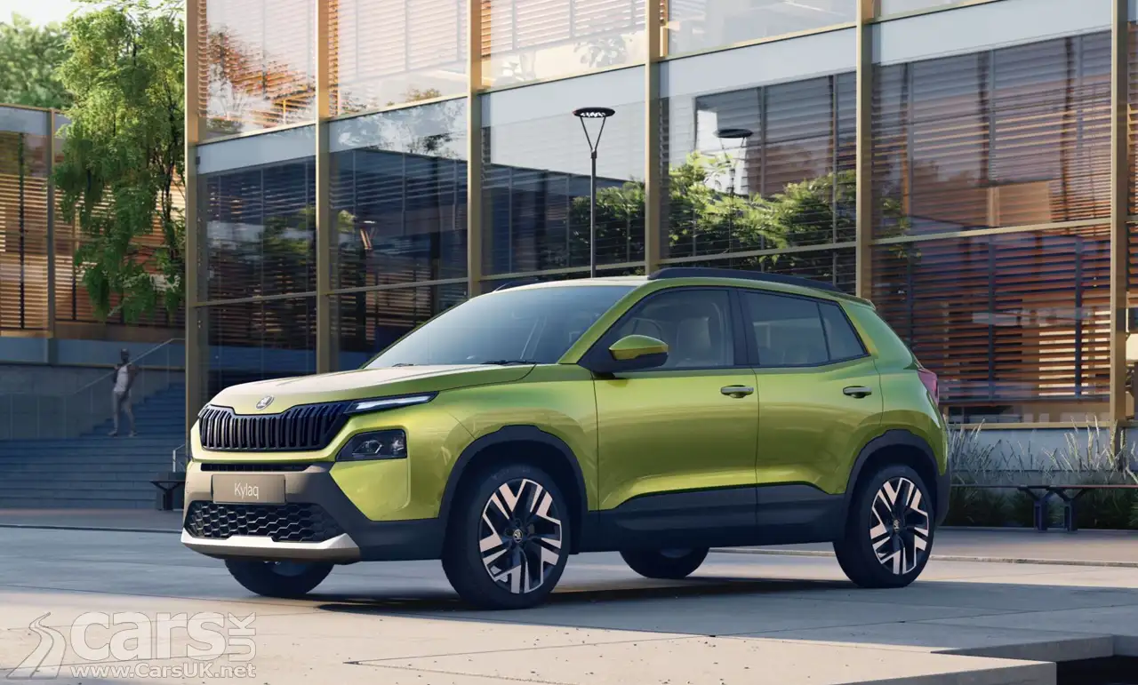 New Skoda Kylaq Compact SUV front view