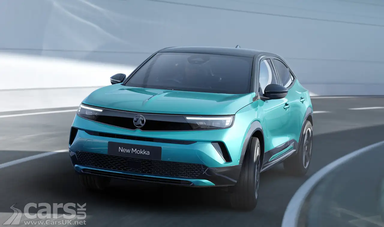 New Vauxhall Mokka facelift 2024 front view