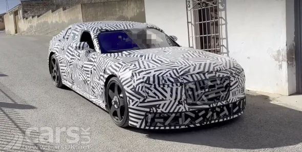 Electric Jaguar 4-Door GT CAUGHT on video