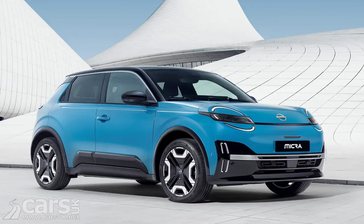 New Nissan Micra EV front view