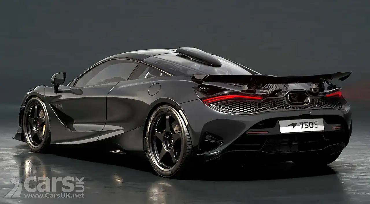 McLaren 750S Le Mans rear view