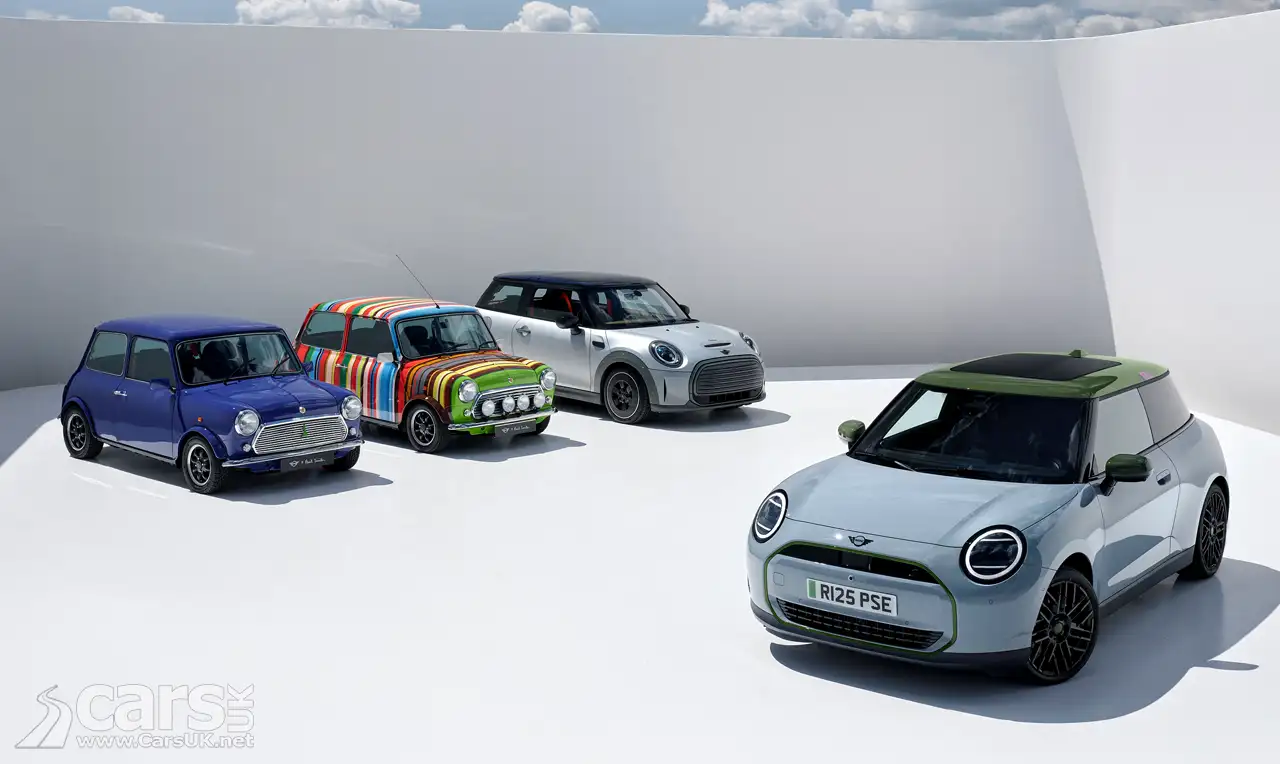 MINI Paul Smith Edition sees MINI inspired by Sir Paul Smith - AGAIN | Cars UK MINI Paul Smith Edition group photo