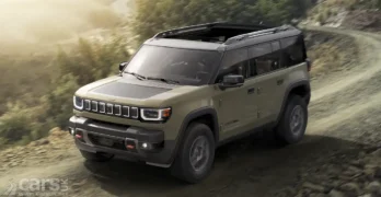 New Electric Jeep Recon front view