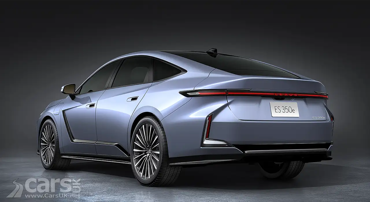 New Lexus ES EV on sale in the UK in May to challenge the Audi A6 e-tron and the BMW i5 | Cars UK 2026 Lexus ES EV rear view