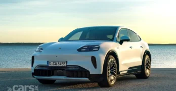 New Porsche Cayenne Coupe Electric front view