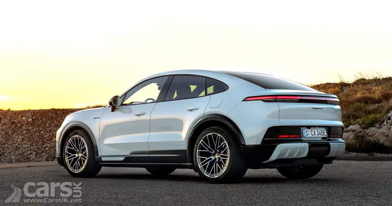 Porsche Cayenne Coupe Electric rear view
