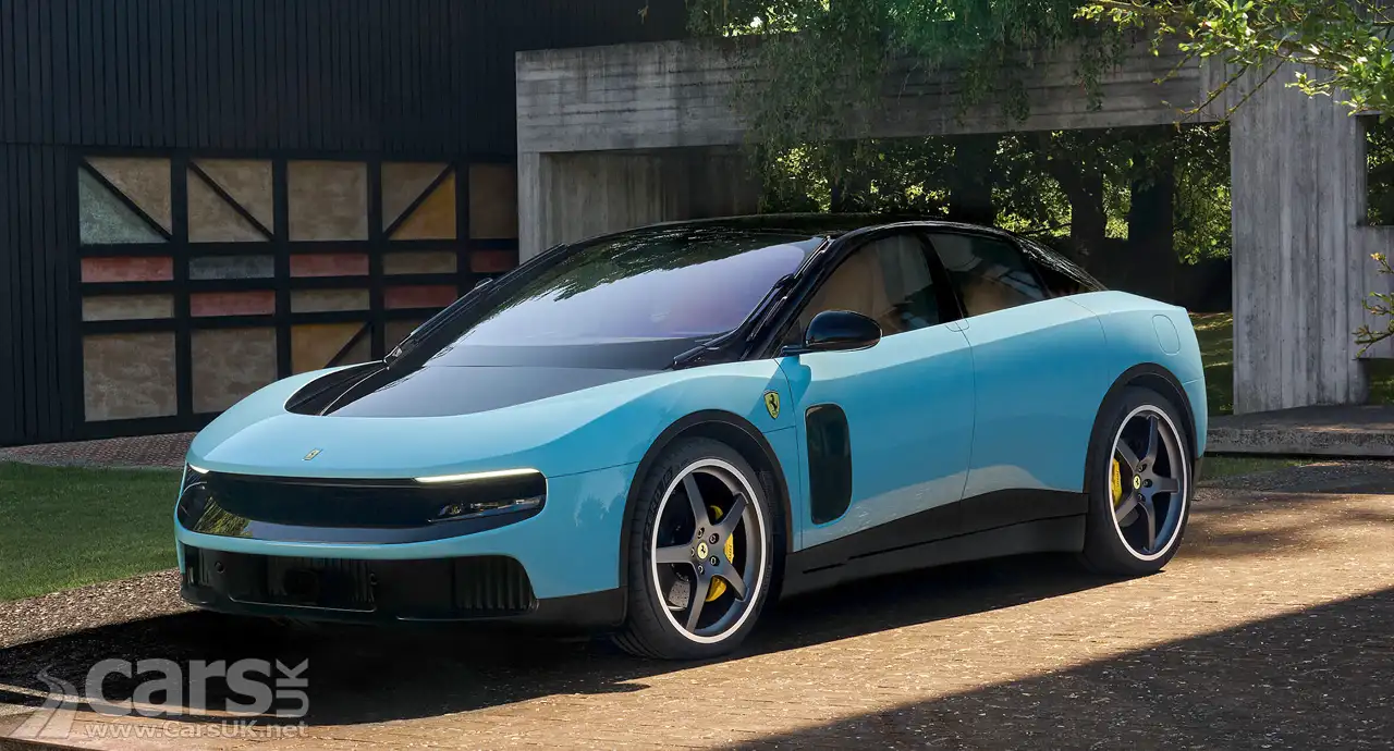 ELECTRIC Ferrari Luce front view