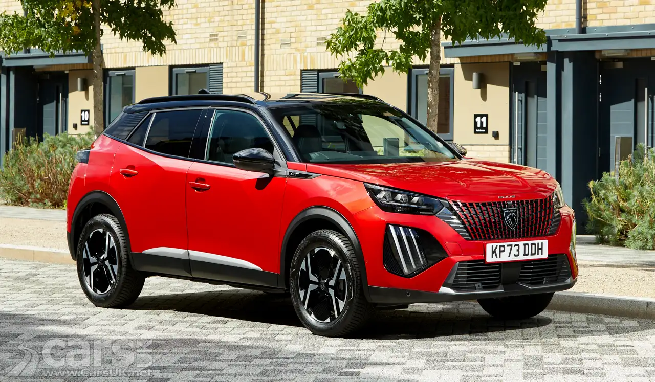 Peugeot 2008 in red picured as Peugeot Officially SLASHES prices across the range