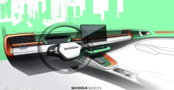 Skoda Epiq Interior sketch