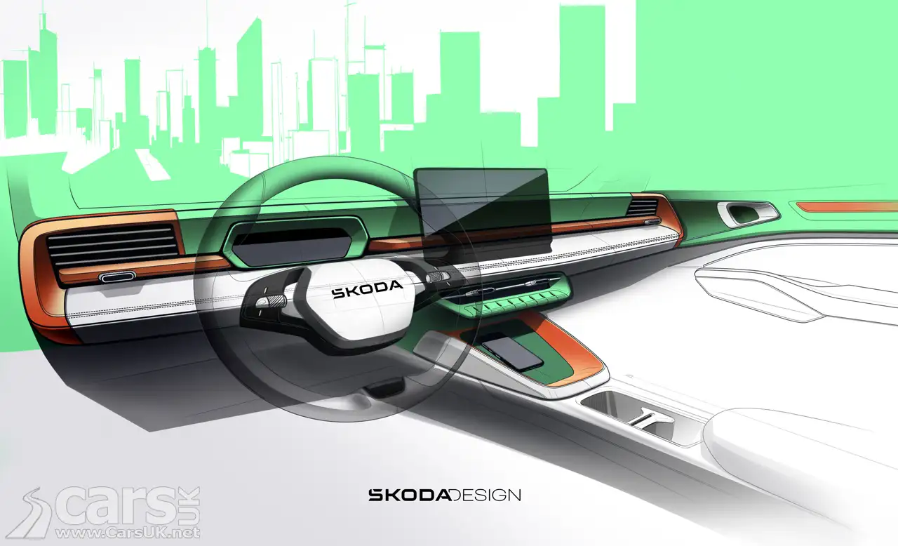 Skoda Epiq Interior sketch